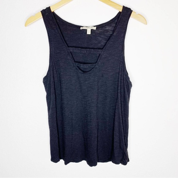 Express Tops - Express One Eleven Black Vintage Wash Strappy Chest Tank Top Size Medium